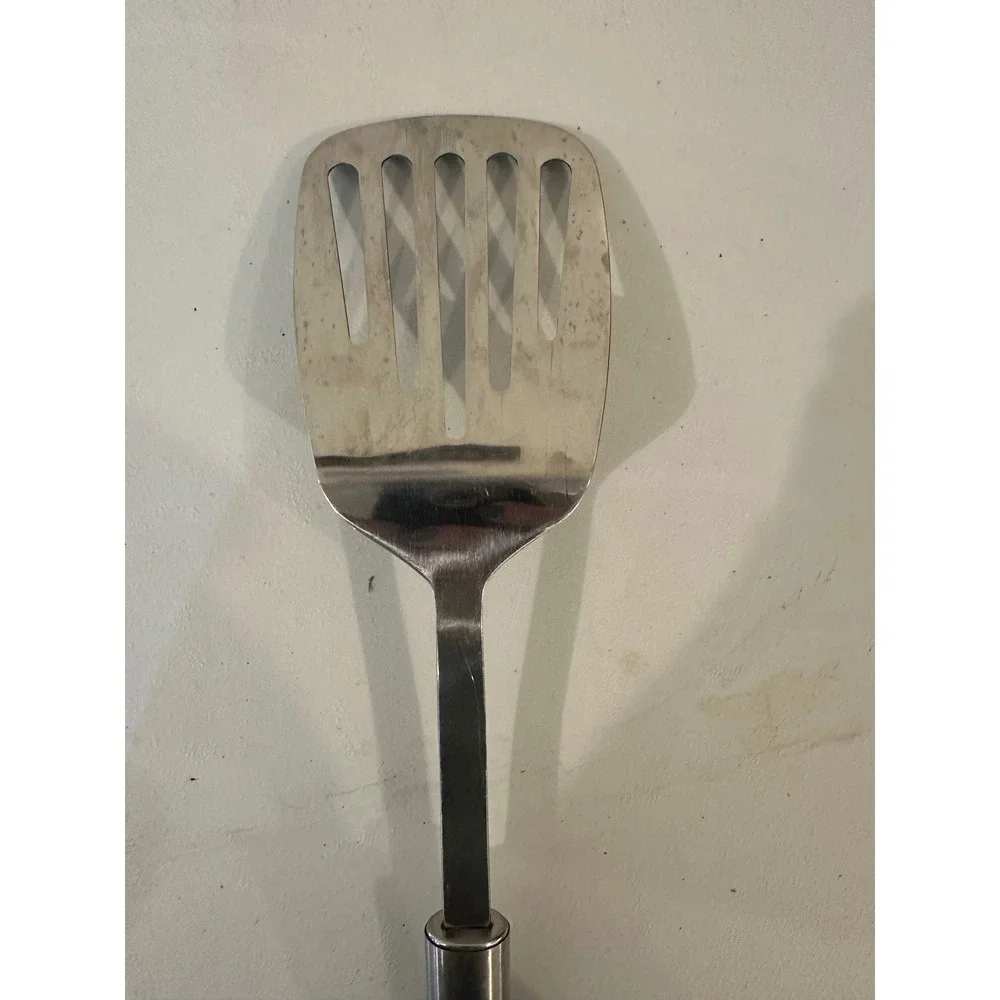 GoodCook Stainless Steel Slotted Turner Spatula Silver Kitchen Tool 13.5 Inch